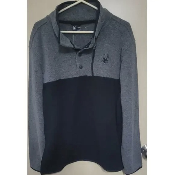 Other - Gray and Black Hooded Pullover